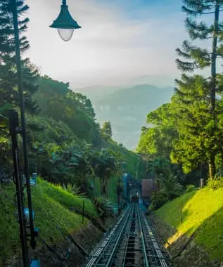 Take the Funicular up to Penang Hill