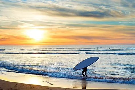 Surfing in the Algarve