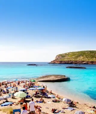 Sunbathe On San Antonio's Sands