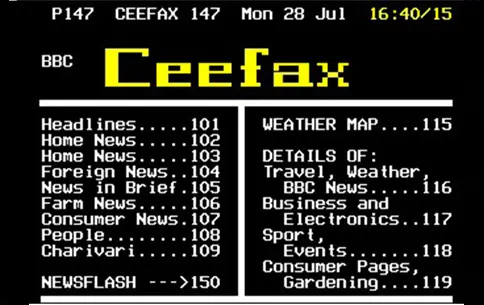 teletext holidays
