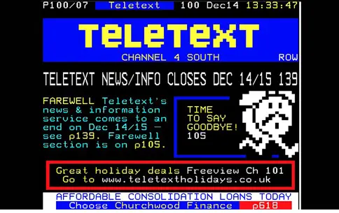 teletext holidays